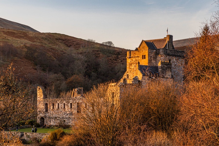 Castle Campbell Castle in Dollar, Clackmannanshire Stravaiging